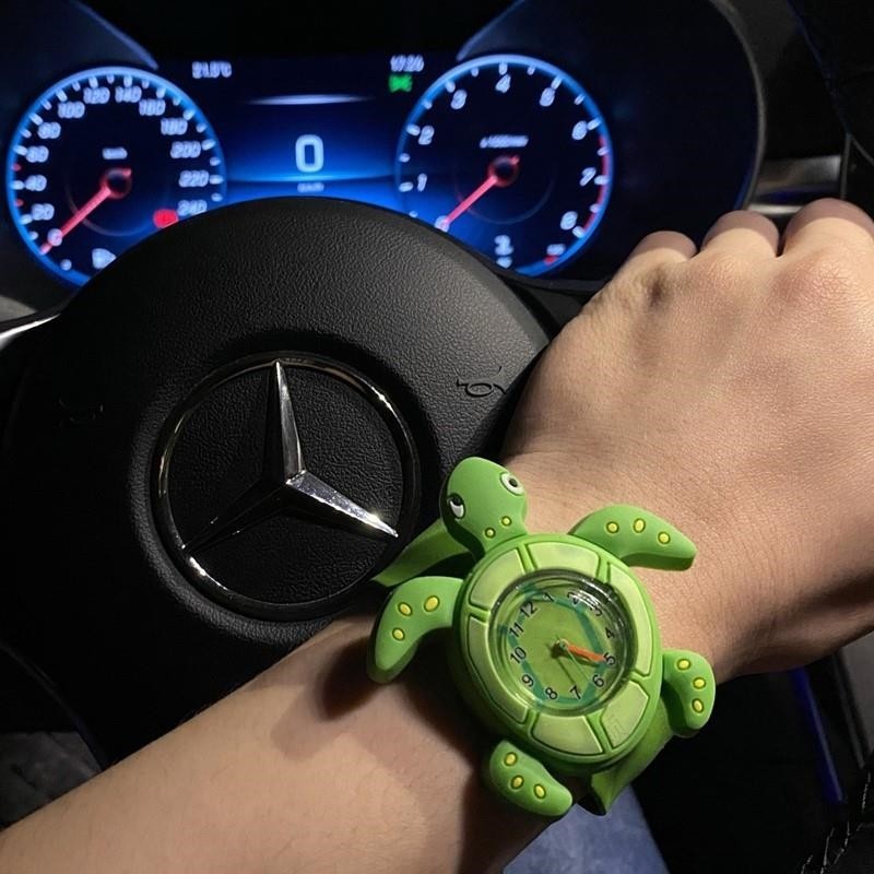绿水鬼玩具绿水手表抖音同款海龟沙雕小乌龟拍拍儿童玩具表