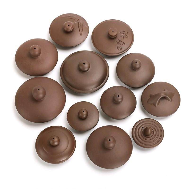 盖子紫砂壶朱泥壶茶壶盖杯大小功夫功夫茶茶具配件茶道