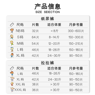 9码纸尿裤婴尿不湿NB/S拉拉裤 成长学步裤干爽宝宝超薄透气米菲兔