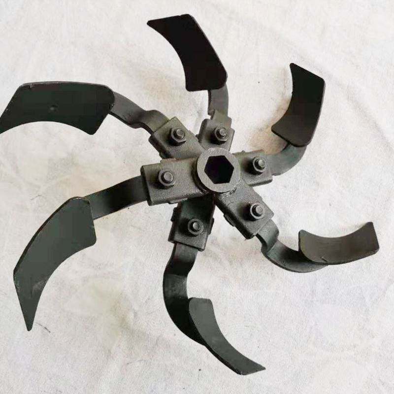 农机六硬地刀片锰钢总成培土开沟配件焊接耕机耕种机械