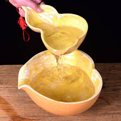 天然葫芦瓢交杯卺盛水瓢绿色家用厨具米面花盆葫芦