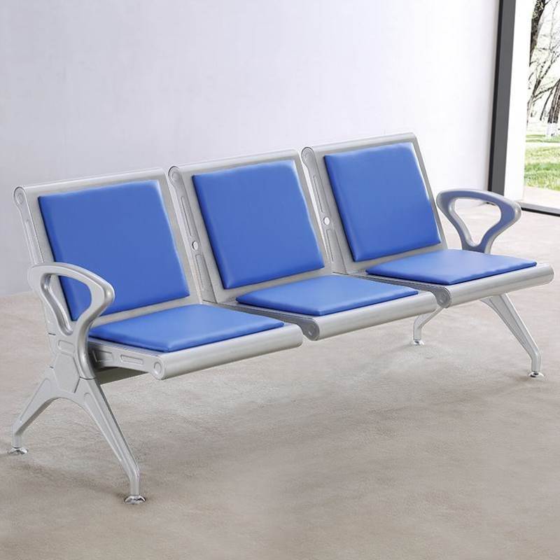 三人位排椅小文休息连排机场公共椅子候诊不锈钢排椅系列