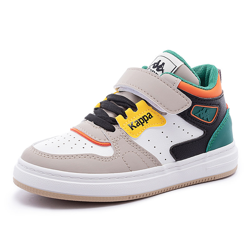 kappakids卡帕童鞋高帮板男童2022秋季新款女童板鞋