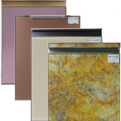 彩晶玻璃玻璃门门板晶钢门整体橱柜定做现代简约钢化玻璃厨房门板