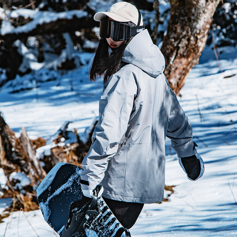 cansnow美式滑雪服女款夹克男款单板双板防风防水滑雪衣