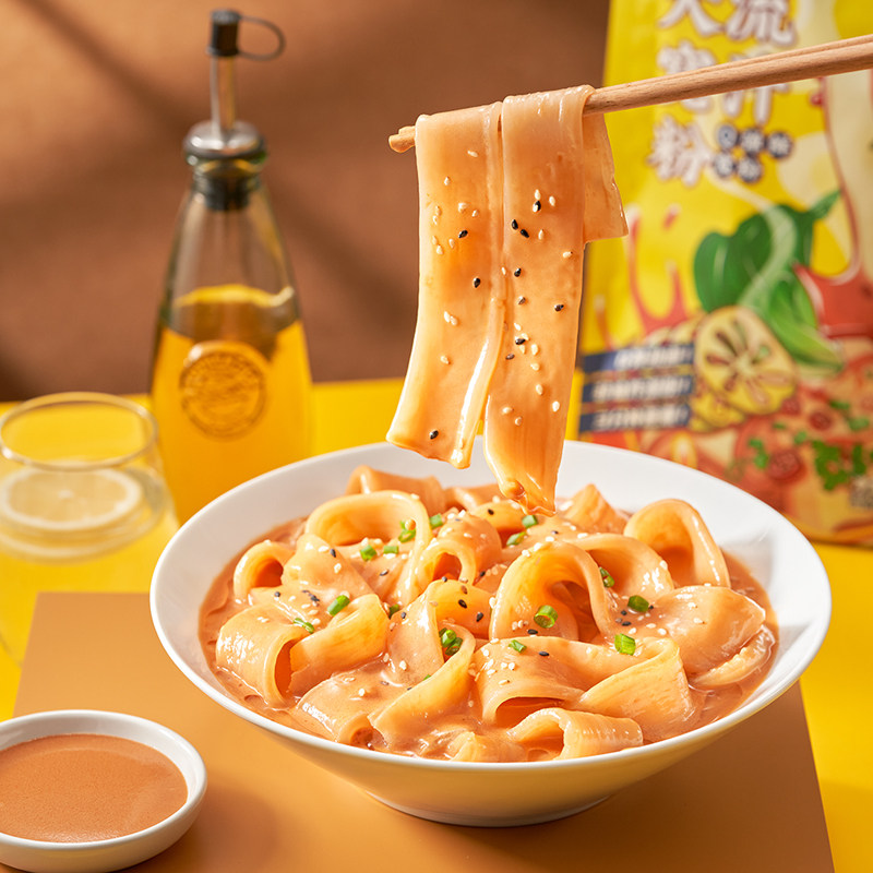 流汁宽粉重庆秦妈苕粉红薯粉