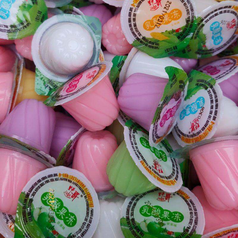 零食果冻工厂直发野哥乳酸儿童礼包布丁休闲果冻