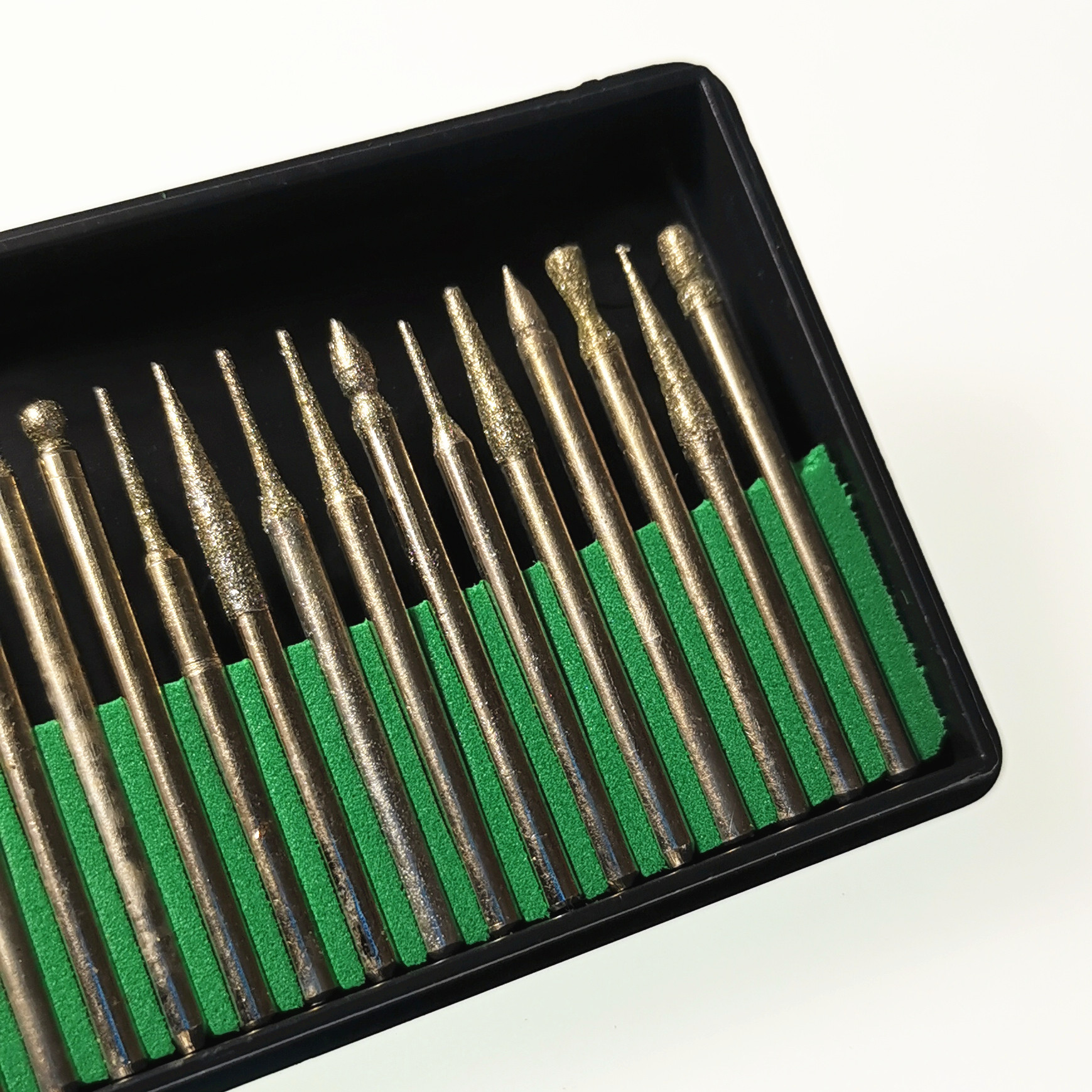 磨头金刚石3mm合金打磨金刚砂电磨圆形针棒圆柱磨头