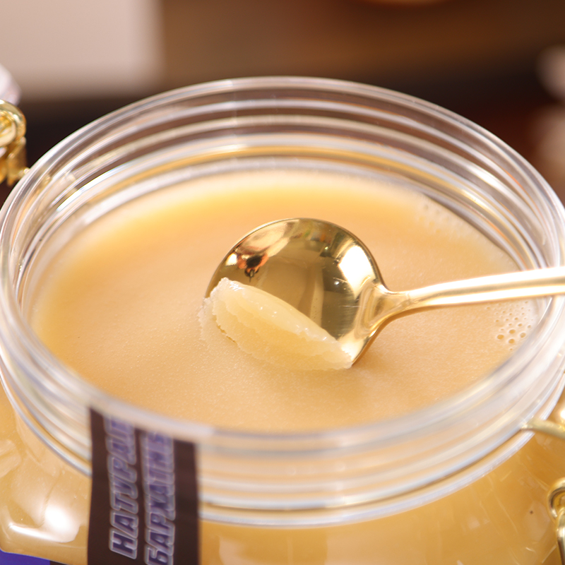 俄罗斯原装进口蜂蜜黄柏蜜黄菠萝蜜天然纯正结晶健康蜂蜜