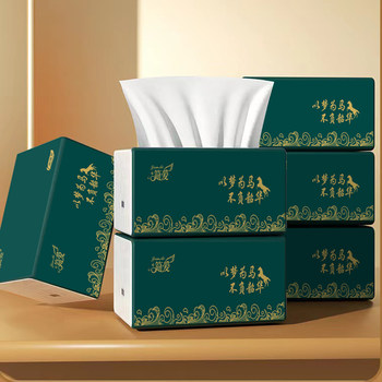 Tissue paper facial tissue full box large house tissue baby napkin toilet paper packable