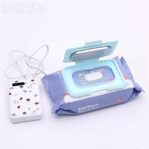 Baby wet towel heater at constant temperature for portable usb charge insulated baby wet tissue warm thermos