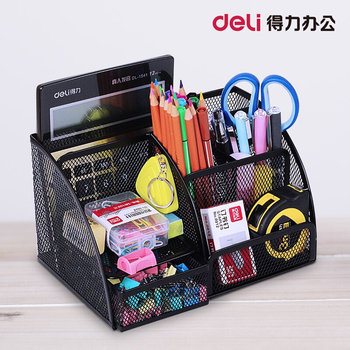 .Li Pen Holder Chuangdeyi Fashionable Korean Small Fresh and Cute Pen Holder Desktop Ornaments Pen Holder Office Stationery Supplies