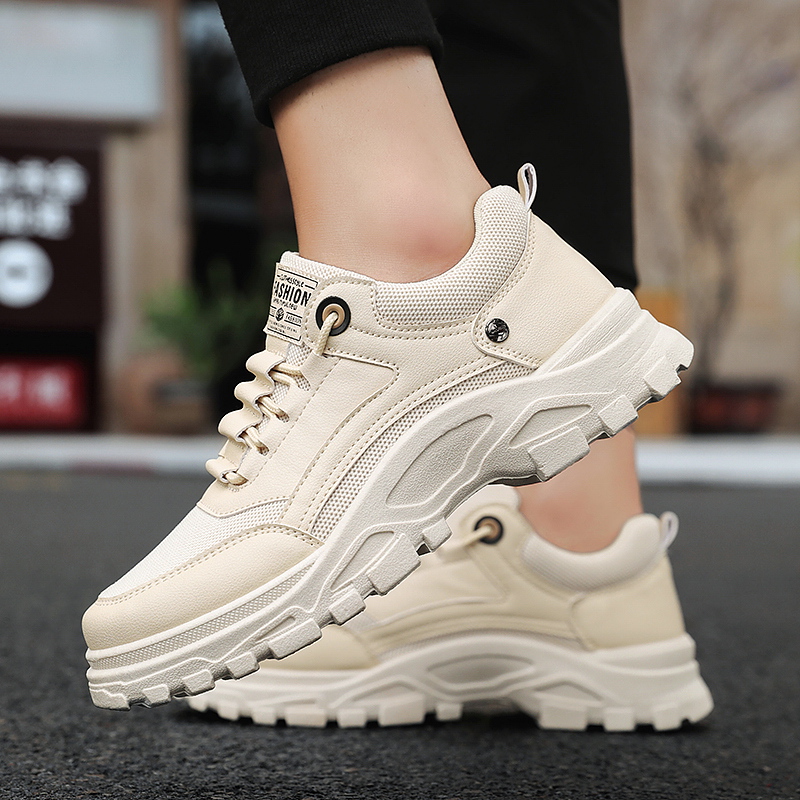 老爹鞋男2022秋季新款网面透气板鞋百搭运动休闲网鞋小白鞋潮夏季