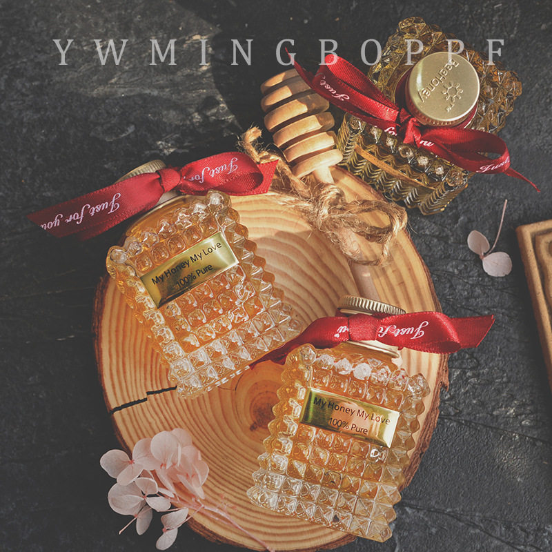 beehoney新款品牌58g香水瓶喜蜜喜糖糖盒婚蜜包装糖盒