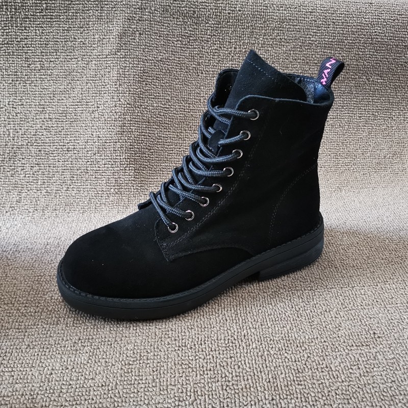 撤柜加绒绒女靴牛马丁休闲马休闲时尚清仓新款时装靴