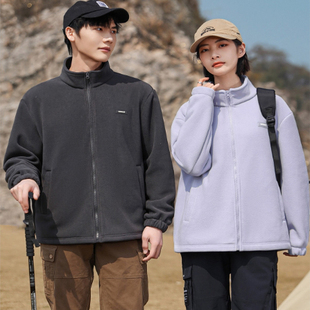 XC 牧荒者多色情侣同款摇粒绒外套2025秋冬季新款户外融合山系