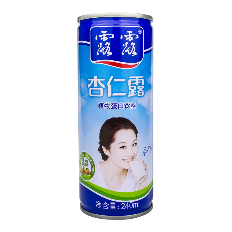 露露杏仁露承德露露植物蛋白饮料240ml*10罐礼盒整箱包邮新货正品