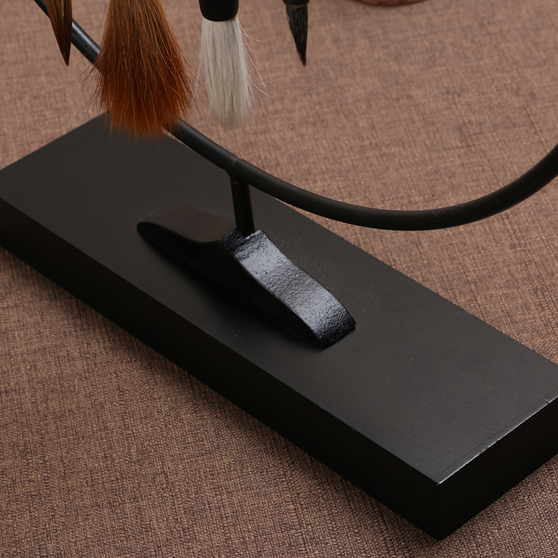 新中式书法笔架毛笔挂毛笔架笔挂创意简约现代笔晾笔架放笔的架子