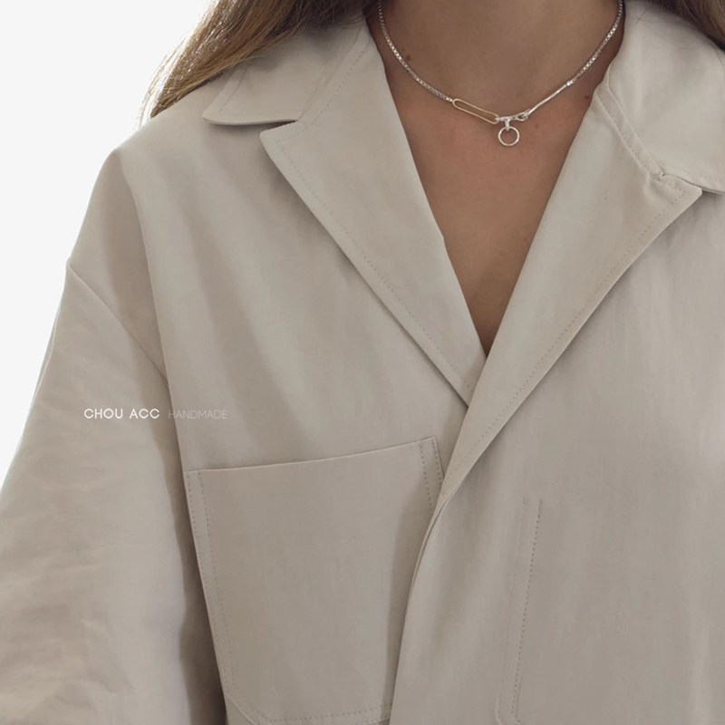 knobbly欧美小众原创设计ins冷淡风简简约颈链项链