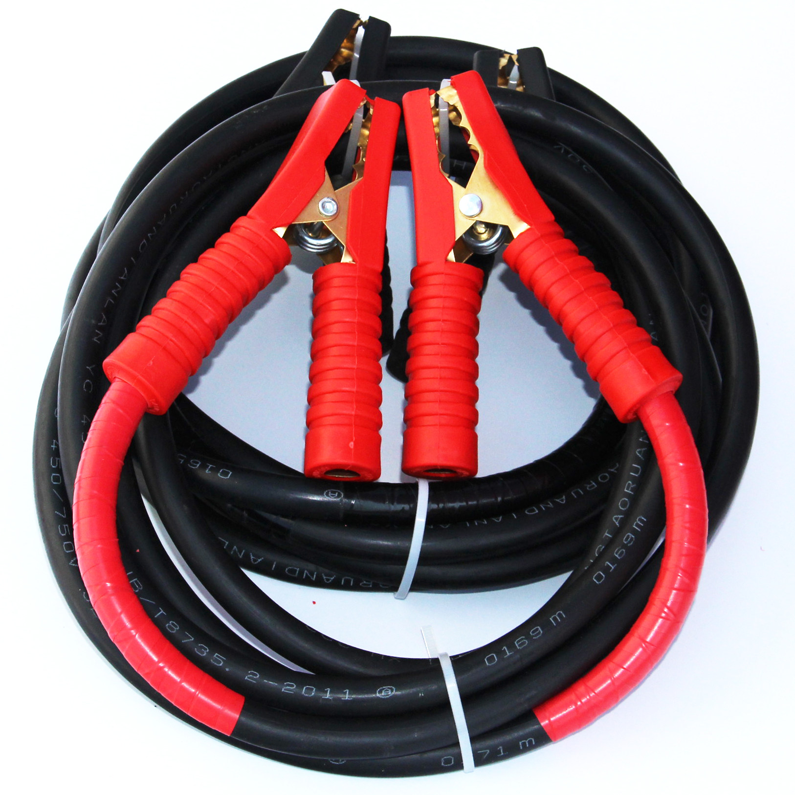 汽车电瓶电线电池搭线接驳线铜夹子接电过桥电瓶搭火线