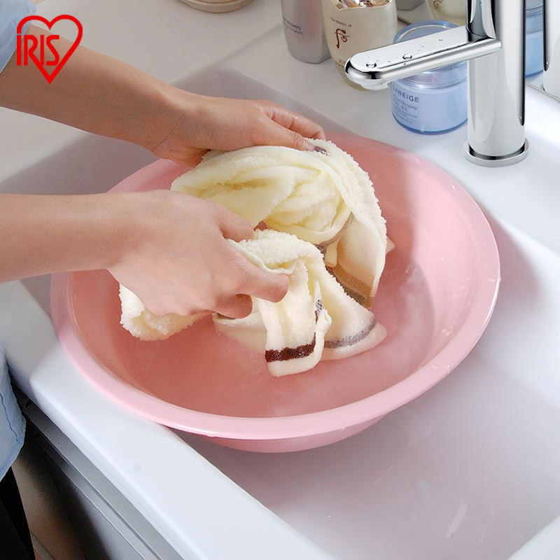 日本iris爱丽思婴儿洗脸盆加厚塑料浴室洁面水盆脸盆
