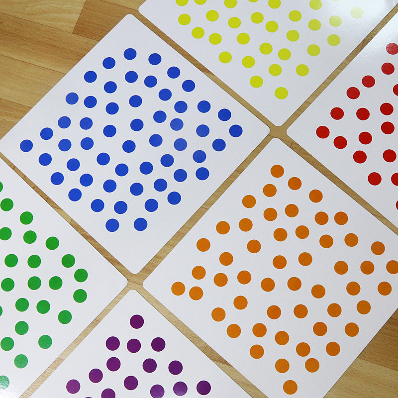 领优杜曼全套闪卡数字圆点卡 宝宝胎教早教红点卡 数点卡右脑记忆