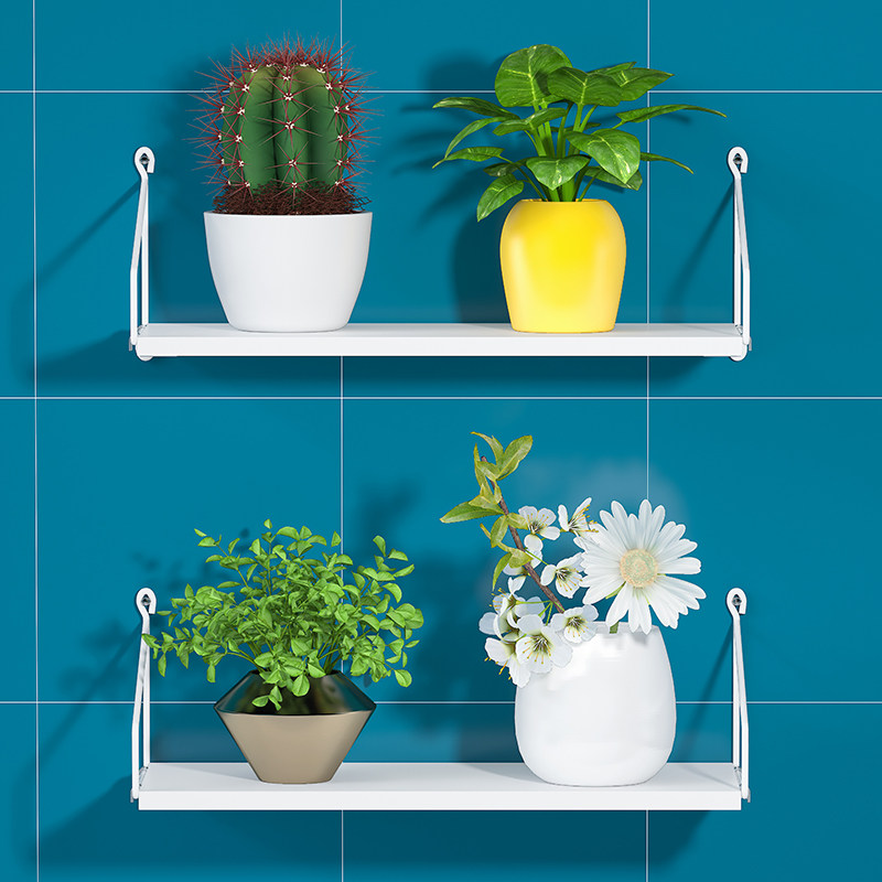 墙上花架花盆置物架阳台盆栽打孔墙壁壁挂式植物花架