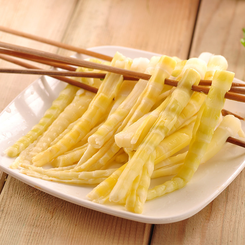 新鲜竹笋嫩笋尖吉食道野生扁尖春笋笋干串串腌制