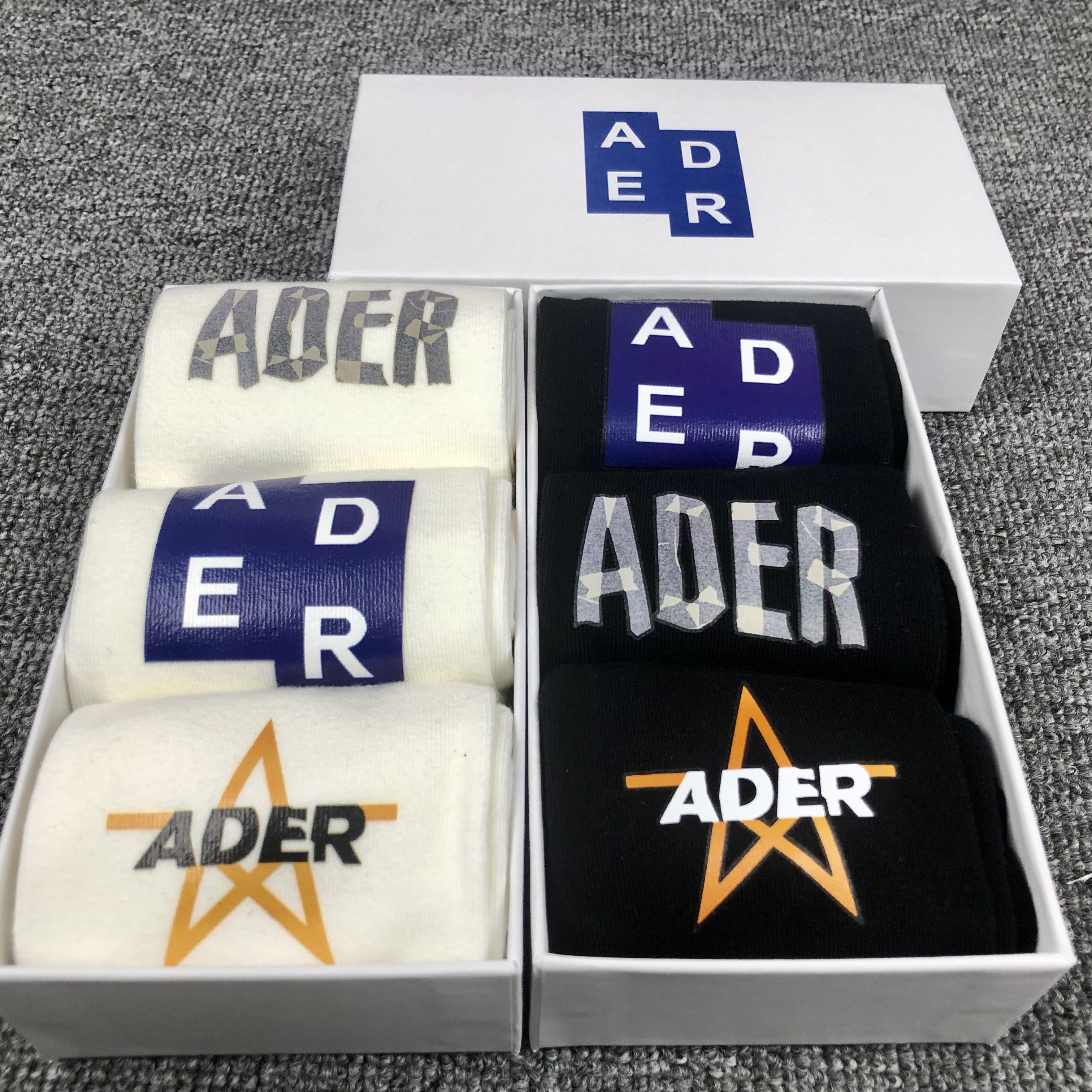 adererror袜子袜子男男女情侣秋冬厚款中筒运动中筒袜