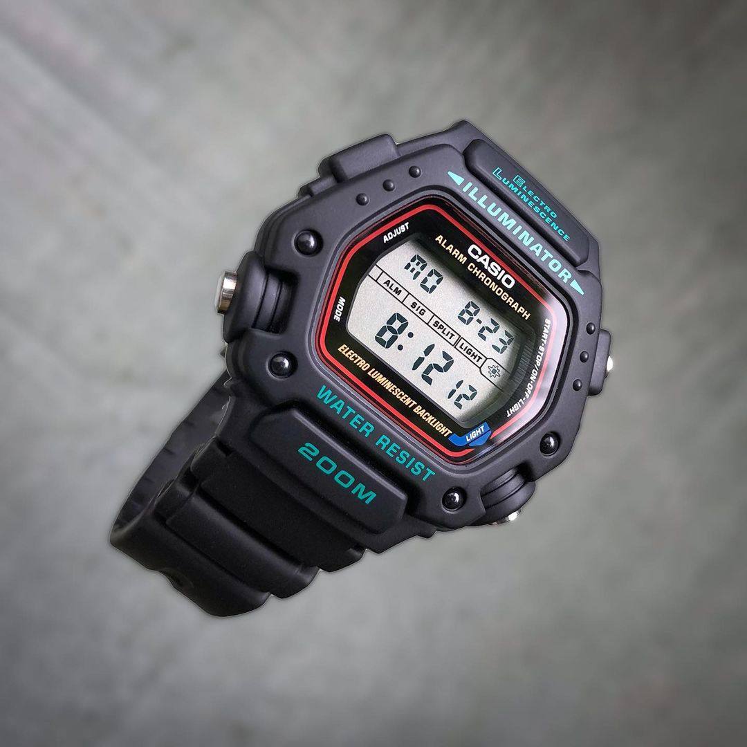 日本casio卡西欧手表g-shockdw9052-1v防水入门经典军表日韩腕表