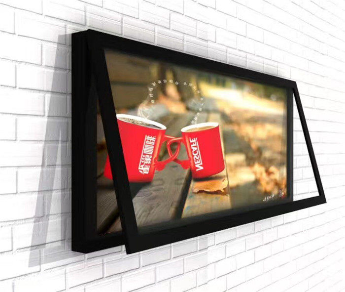 灯箱滚动壁挂式广告挂壁户外墙体墙面护栏护栏灯灯箱