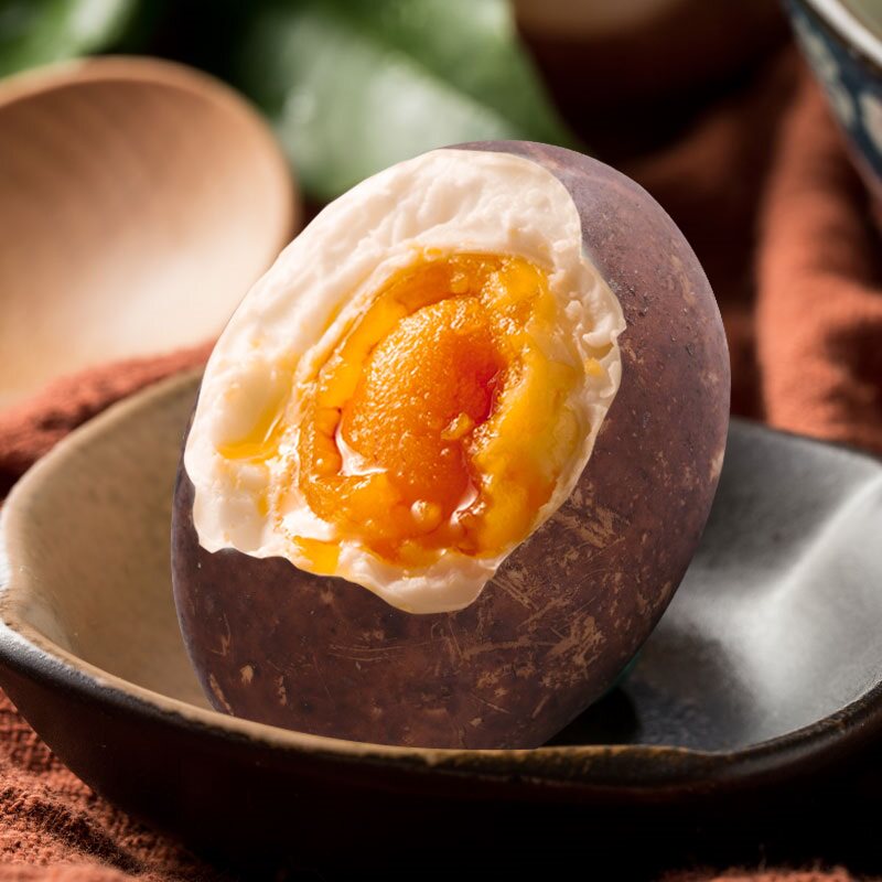 盘锦特产红泥腌制烤海鸭蛋五香咸鸭蛋沙黄流油咸鸭蛋