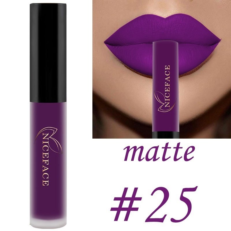 sexy long lasting waterproof matte velvet lipgloss