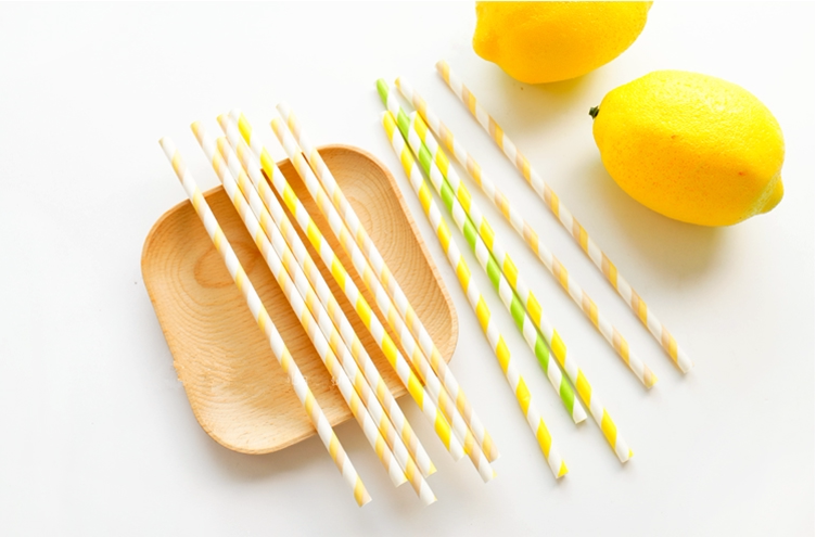 吸管圣诞糖果彩色条纹圆点食品品级一次性硬纸吸管