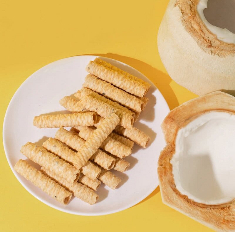 山姆香脆400gmembersmark泰国进口糕点酥性早餐点心蛋卷饼干