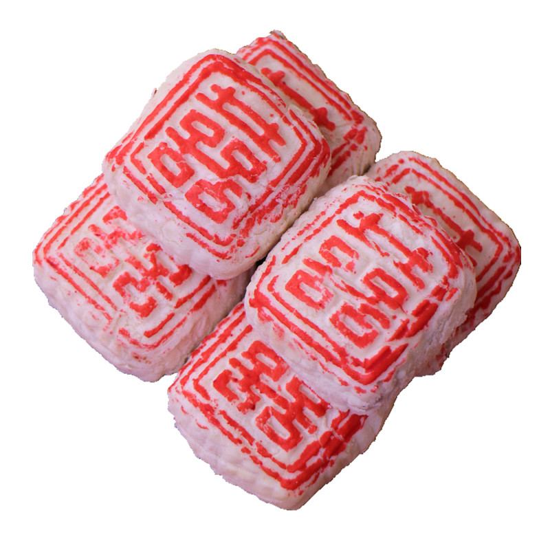 御满蓝旗喜字饼结订婚喜宴摆盘果茶喜饼传统中式糕点