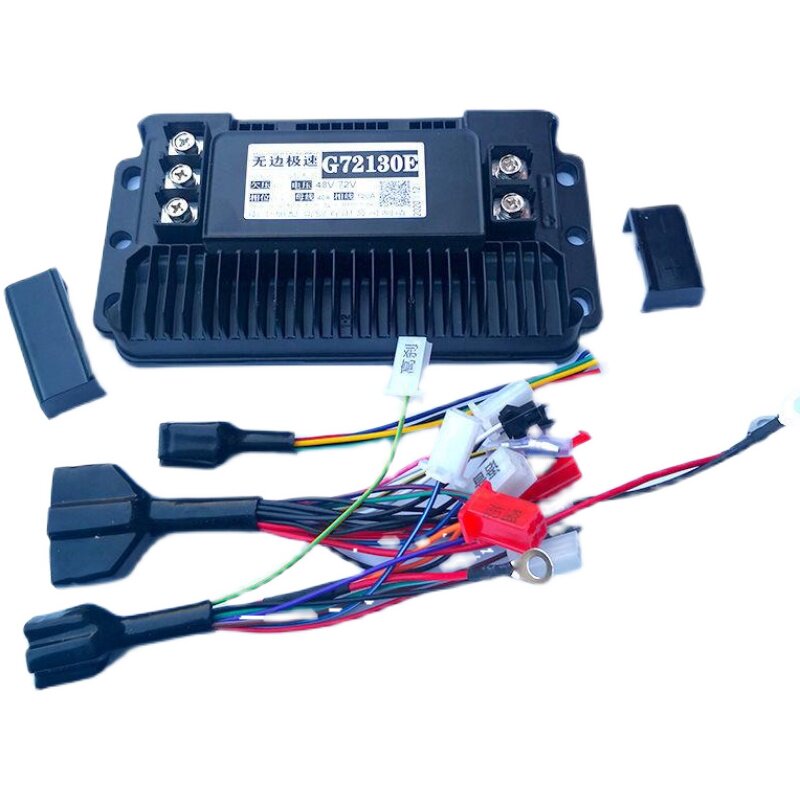 智能矢量正弦波电动车控制器48v60v72v1500w静音双模通用自学电动车