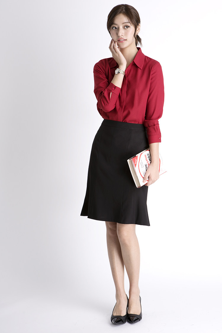 offiyhope系列鱼尾修身正式职业通勤公务员面试西裙半身裙