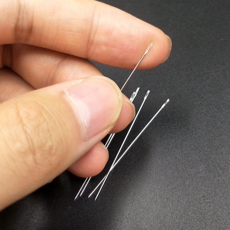30枚十字绣穿珠针家用细长diy工具绣花针米珠串珠针