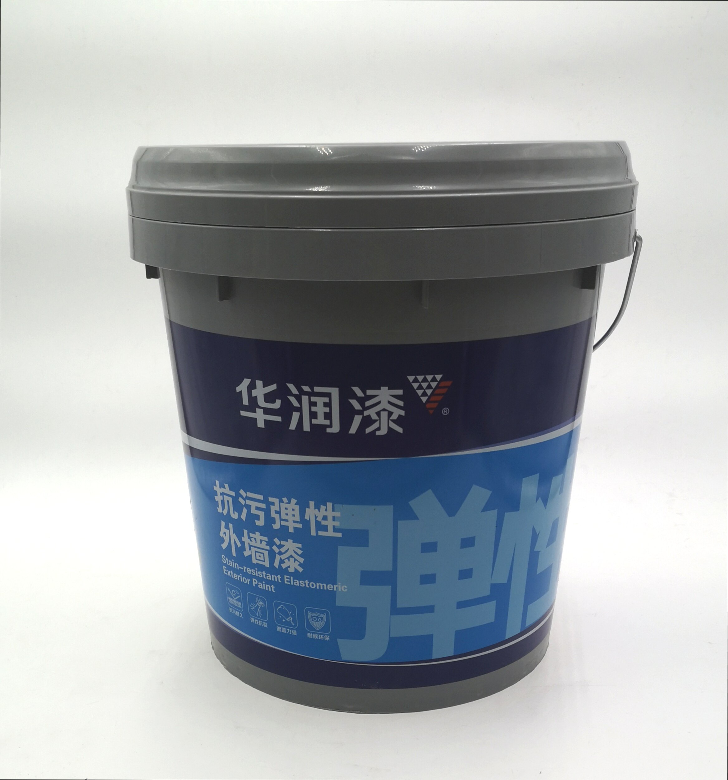 乳胶漆华润漆水性环保外墙乳胶漆面h25101弹性涂料外墙乳胶漆