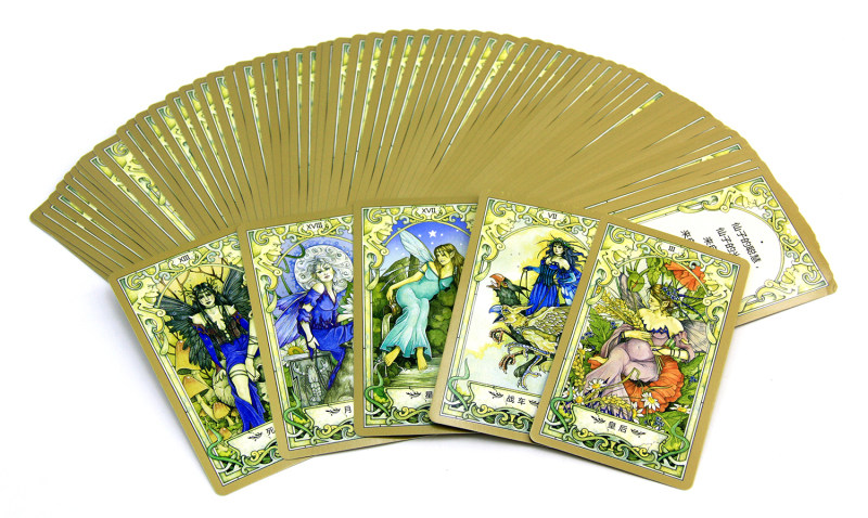 mystic faerie tarot梦幻仙子塔罗牌套装占卜全套教程书牌袋