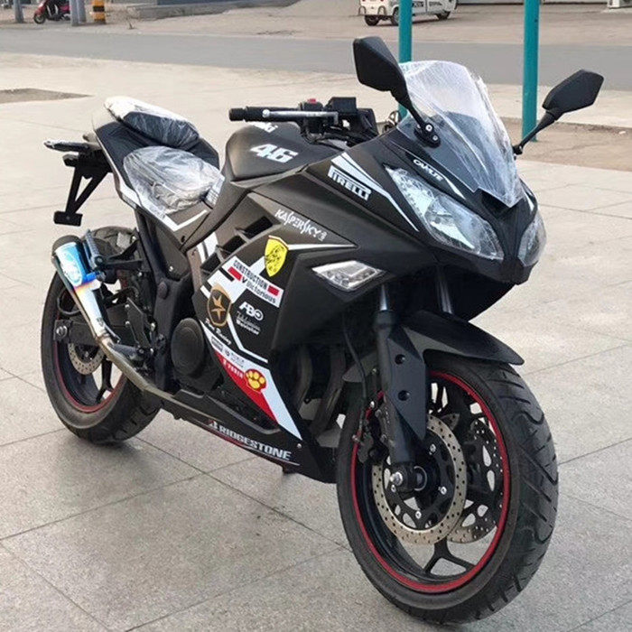 雅马哈地平线250cc摩托车川崎忍者北极光跑车双缸水冷摩托车整车