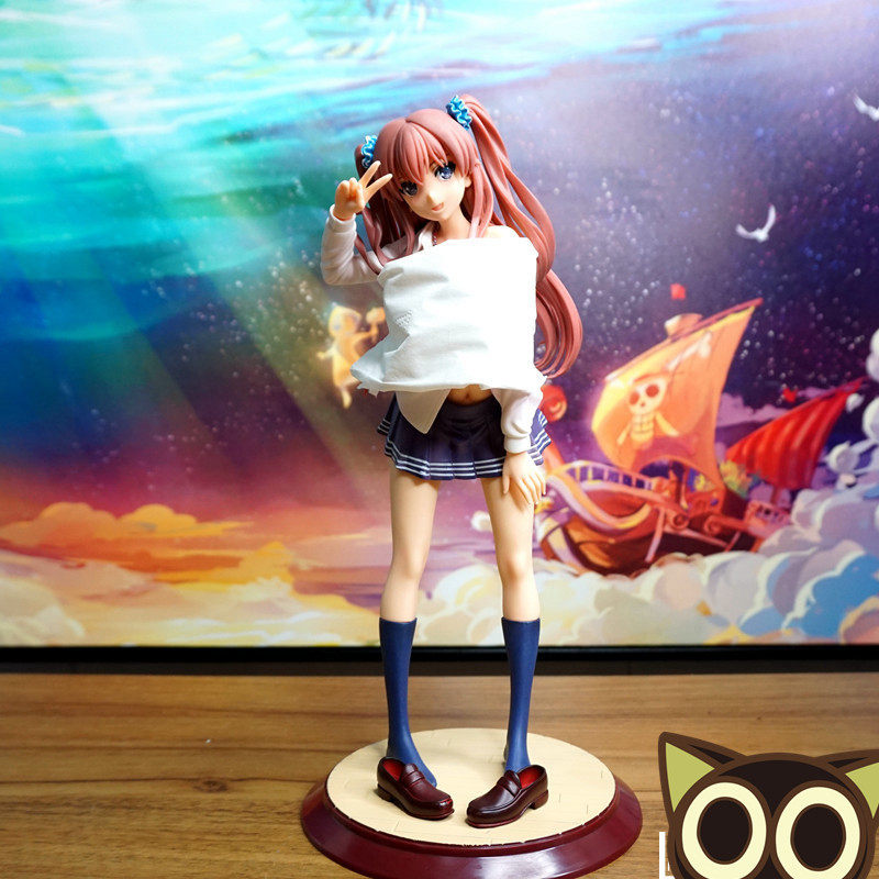 alphamaxskytube阿吽悠月柑奈深崎暮人动漫美少女摆件软硬手办