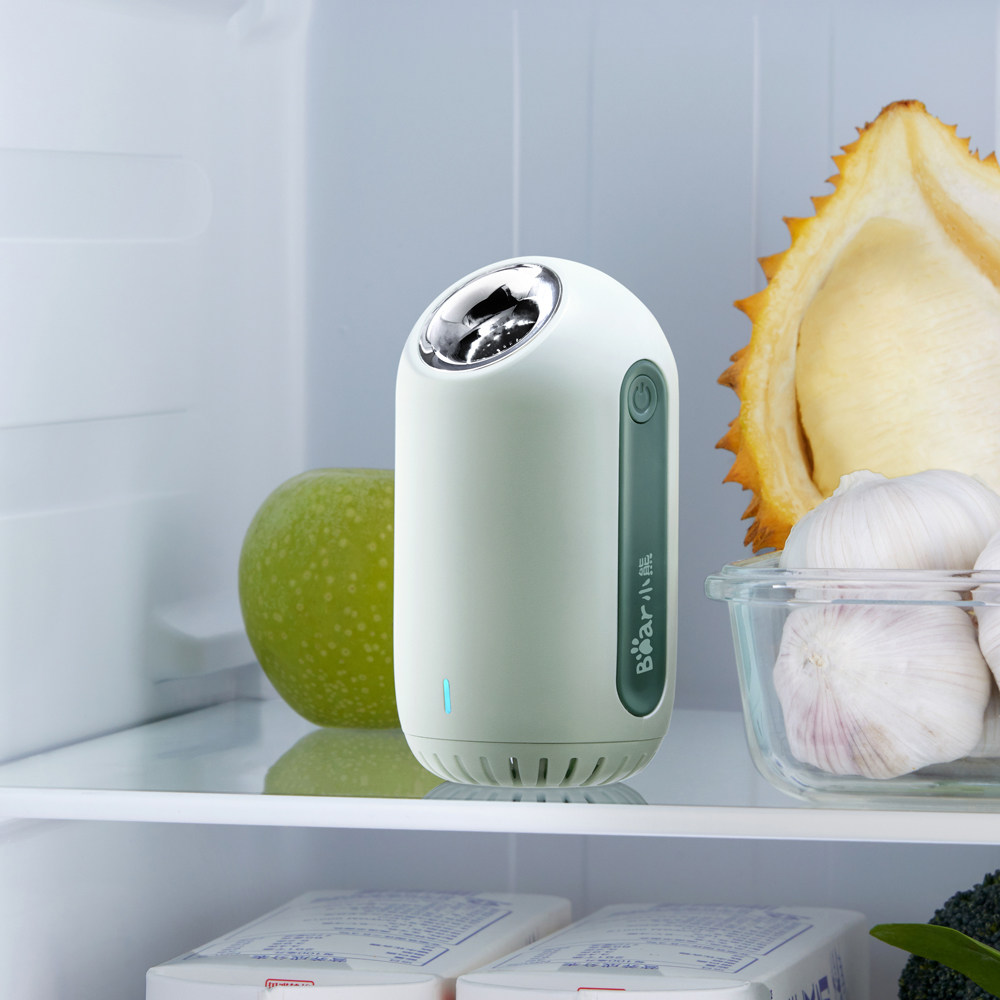 小熊冰箱味器除臭神器臭氧杀菌空气去味净化器除味