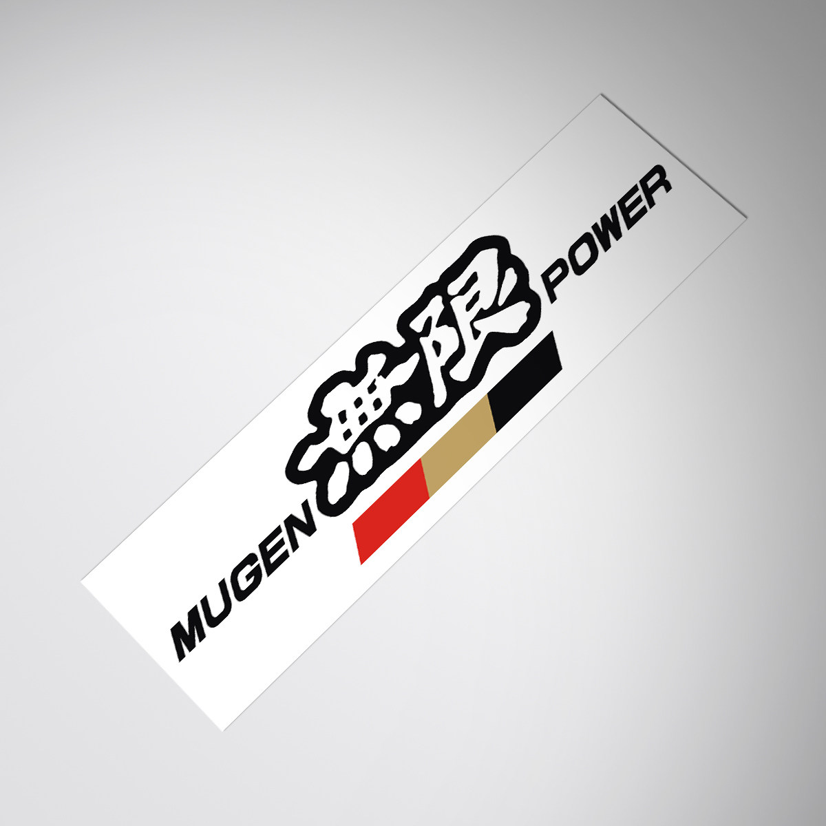 适用于mugenpowerdecal本田无限动力车身尾翼玻璃汽车装饰贴