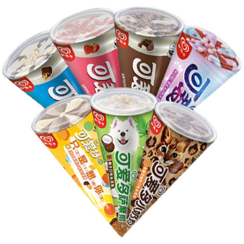 雪可可爱多蛋筒雪糕香草巧克力草莓奥利利奥抹茶冰淇淋