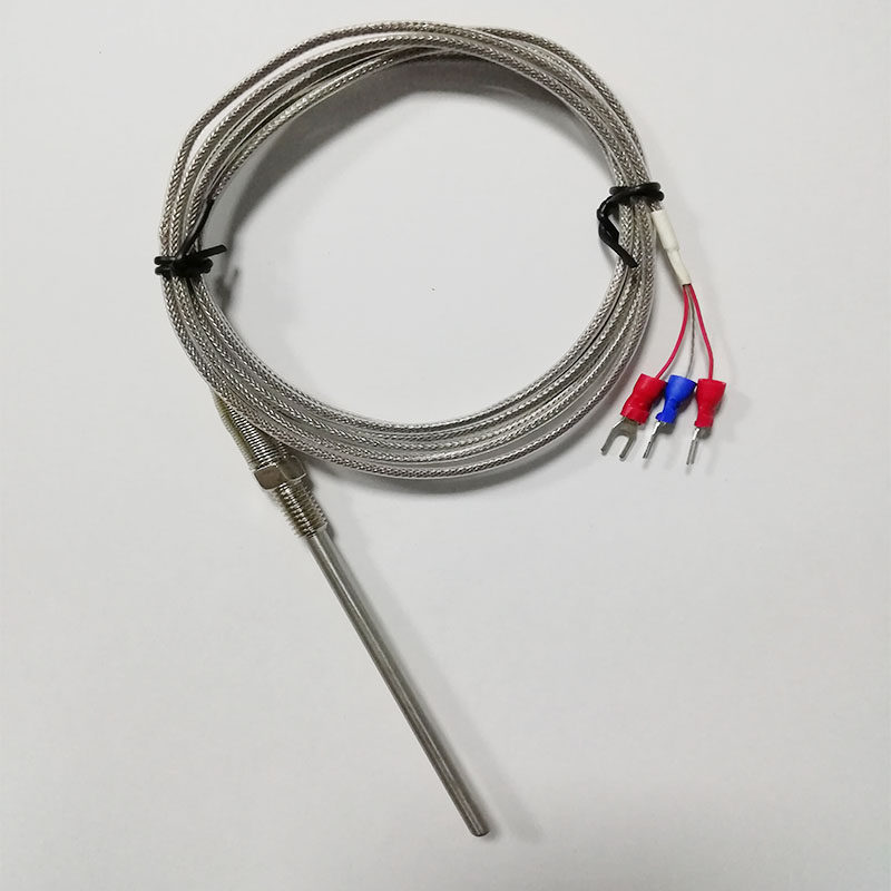 螺纹温度传感器pt100pt1000热电阻锂离子电池模组测温热电阻
