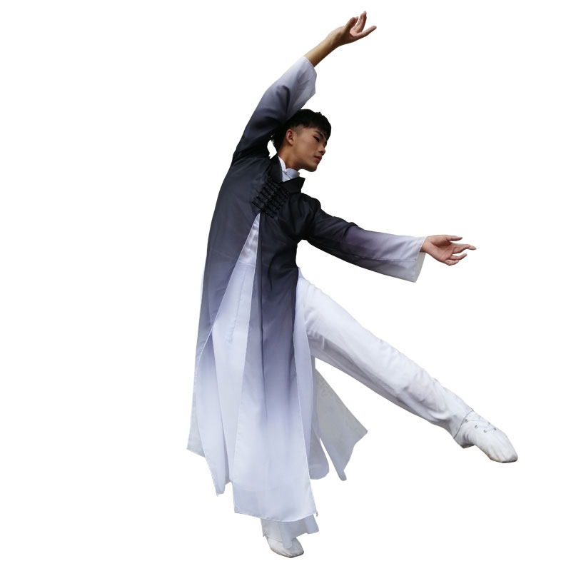 书生2020新款水意男子舞蹈服装古典飘逸生水民族服装