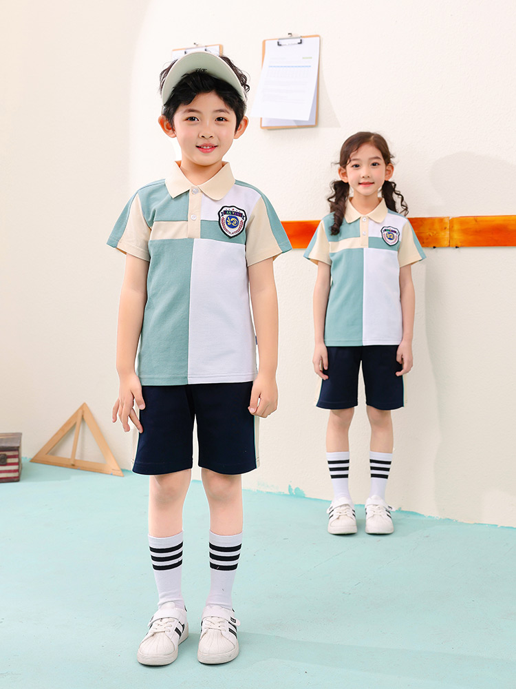 小学生四五年级六年级运动会毕业短袖夏装校服中裤儿童演出服