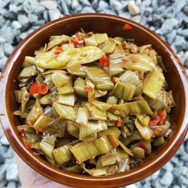 芋荷江西开胃菜开盖即食500g新鲜腌制酸芋泡菜脱水蔬菜